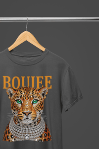 Image 3 of Boujee Bling Tiger Tee Orange