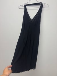Image 3 of anti-flirt pointelle halter dress