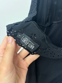 Image 4 of anti-flirt pointelle halter dress