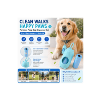 Image 2 of Dog Waste Poop Bag Dispenser/ 2 Rolls Included