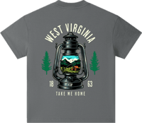 Image 4 of Kids Pure Essential "WEST VIRGINIA" T-shirt 270gsm|8.0oz