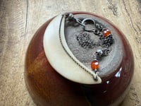 Image 3 of Crescent Moon Sterling Silver necklace 