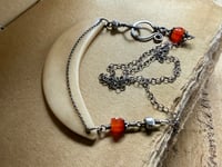 Image 6 of Crescent Moon Sterling Silver necklace 