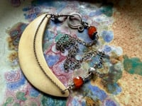 Image 9 of Crescent Moon Sterling Silver necklace 