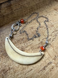 Image 19 of Crescent Moon Sterling Silver necklace 