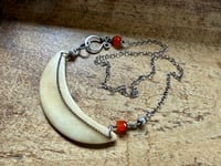 Image 20 of Crescent Moon Sterling Silver necklace 