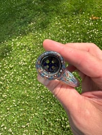 Image 3 of Black and rainbow 18mm slide
