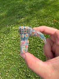 Image 3 of Rainbow and tribal 18mm slide