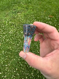 Image 2 of 14mm black and rainbow slide 