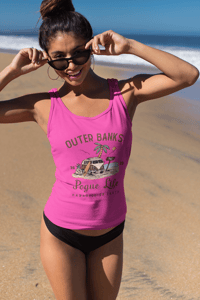 Image 1 of Outer Banks Pogue Life Racerback Tank
