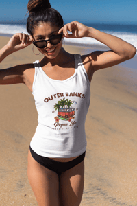 Image 2 of Outer Banks Pogue Life Van Racerback Tank