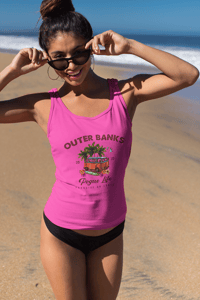 Image 3 of Outer Banks Pogue Life Van Racerback Tank