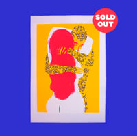 'The Hug' 3 inks Screen Print