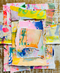 Lightening Bolt  - painted papers 