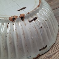 Image 8 of Stunning Stapled Worn&Weathered French Antique Bowl