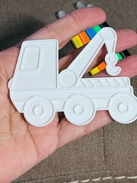 Image 7 of 3D Printed Coloring Palettes for Kids | Color-Craft Kit | Reusable Raised-Line Coloring Blanks 