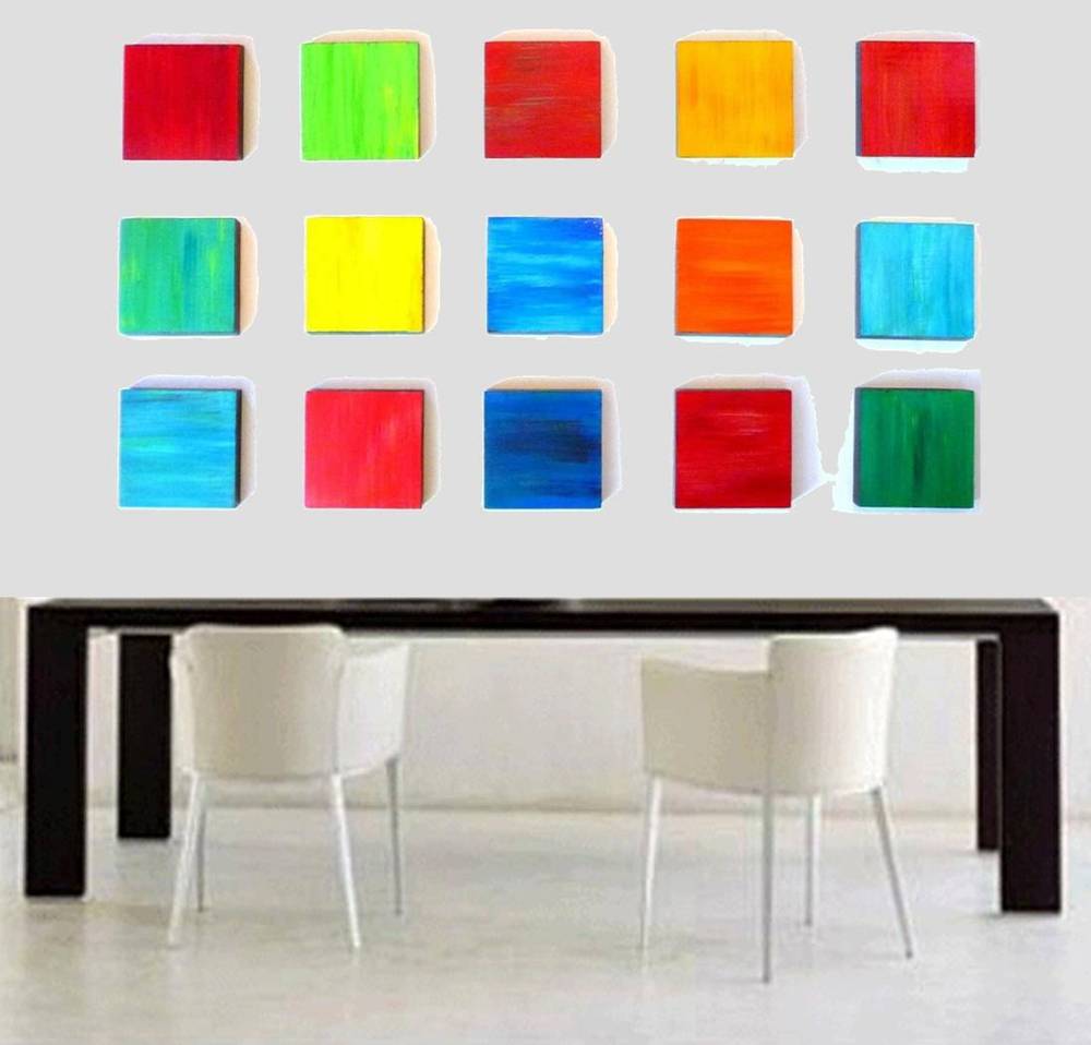 Colorful Wall Art Modern Wall Art Wood Art Modern Living Room