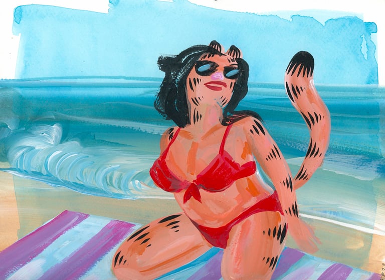 BEACH BABE GARF