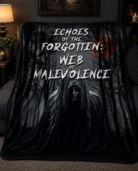 Web of Malevolence Plush Blanket