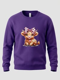Dark Purple “Lil’ Highland Cutie” Jumper