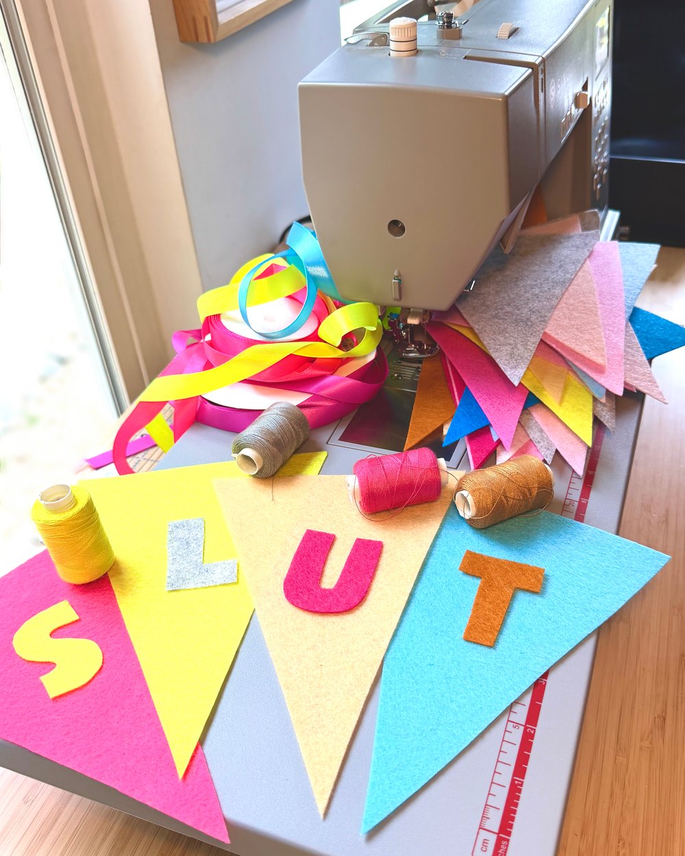Image of Rude Words Decorative Flags