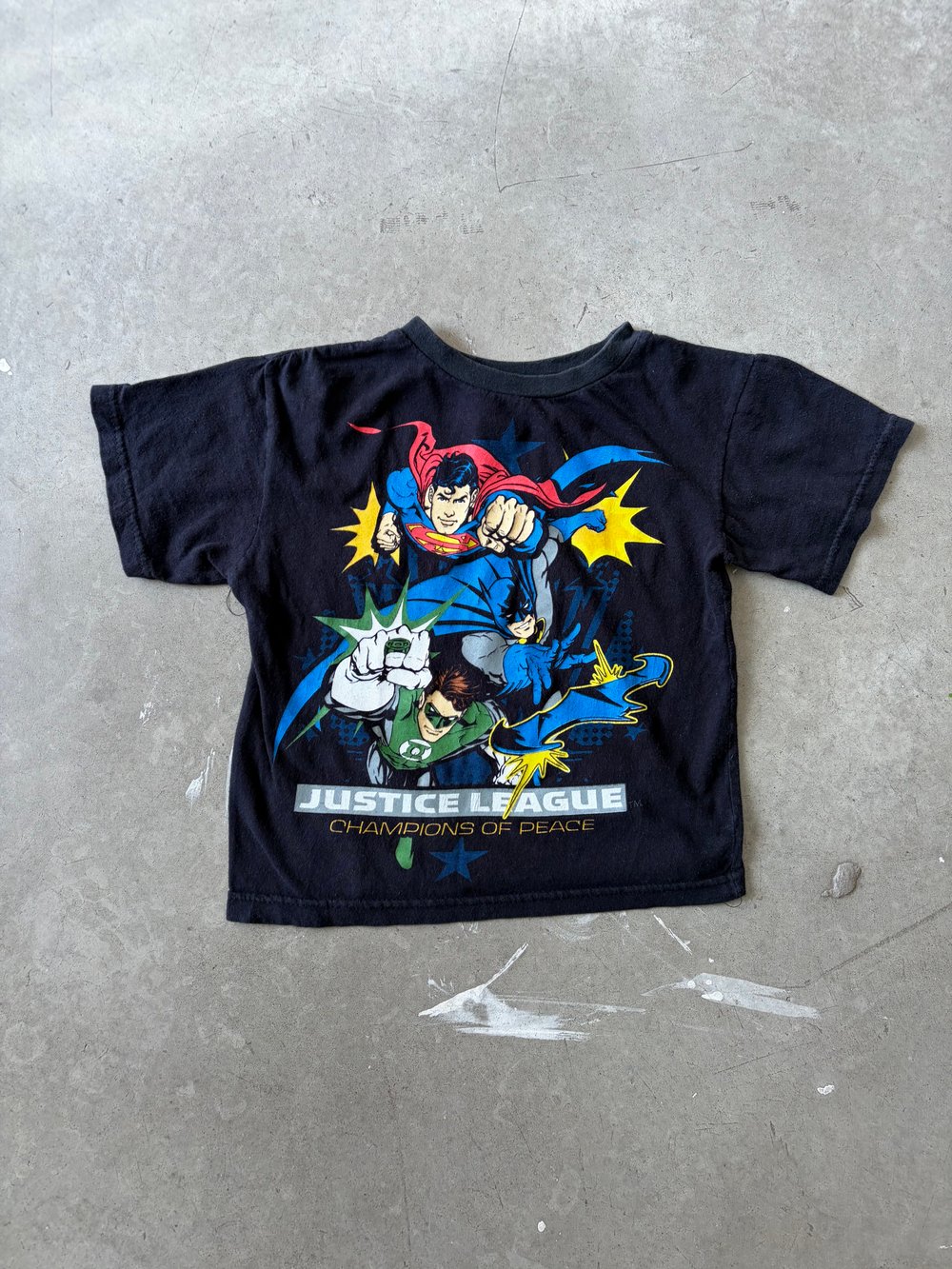 Image of Vintage Batman "justice League" T-shirt small 