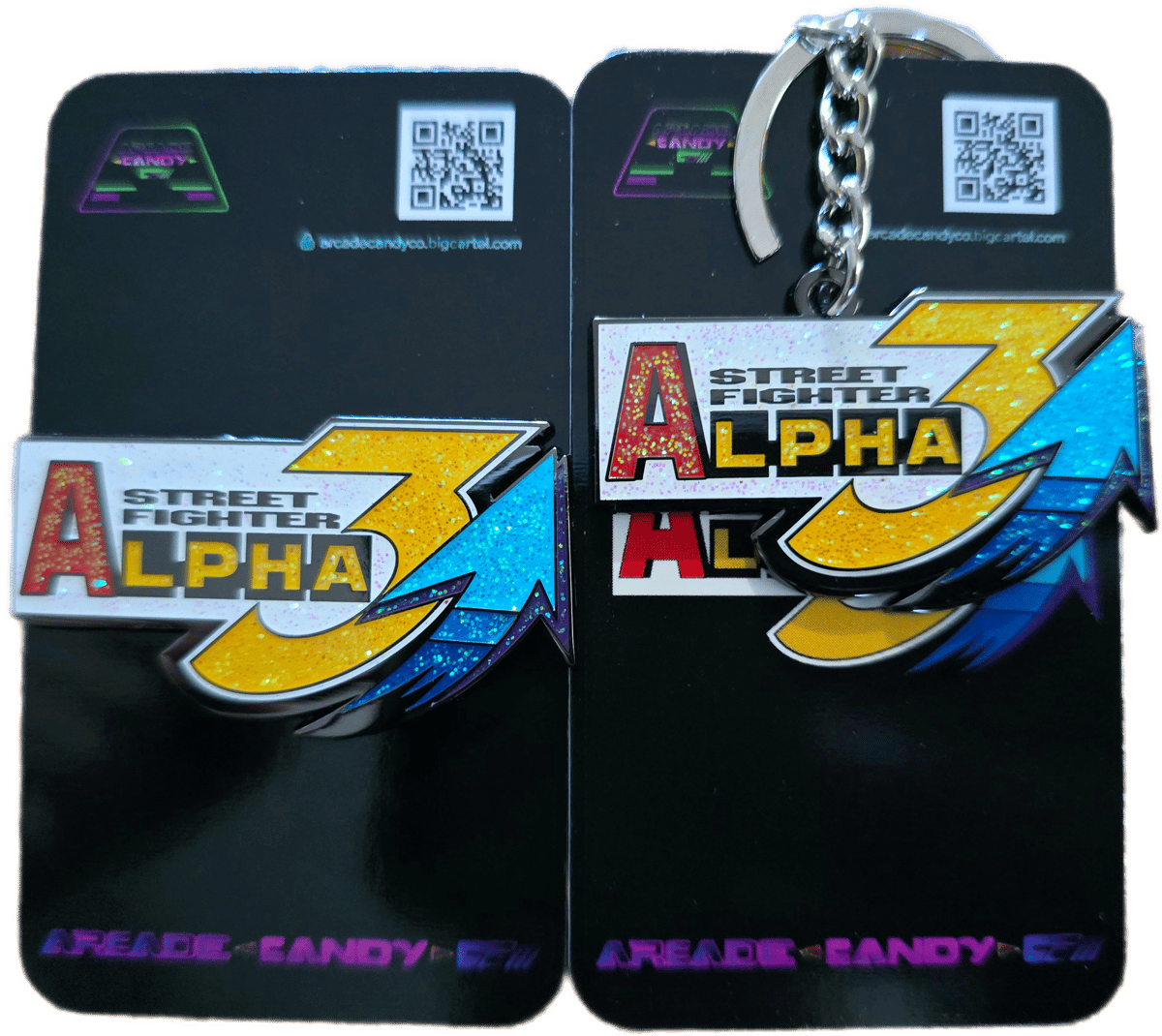 Image of A3 Upper Pin & Keychain Set