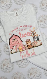 Image 2 of Girls frill farm pyjamas any age 