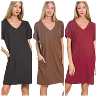 VNeck DIVA Tshirt Dress