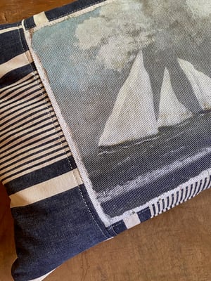 Image of White sails pillow