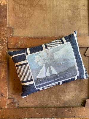 Image of White sails pillow