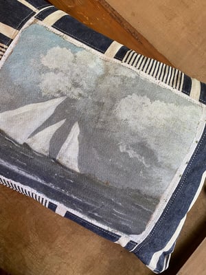 Image of White sails pillow