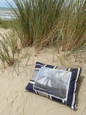 Image of White sails pillow