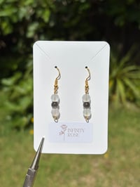 Image 1 of Frosted Glass Earrings
