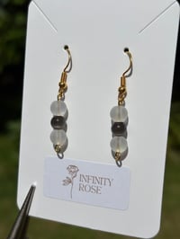 Image 4 of Frosted Glass Earrings