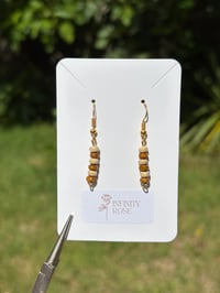 Image 1 of Wooden Beaded Earrings