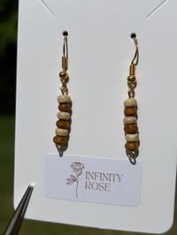 Image 2 of Wooden Beaded Earrings