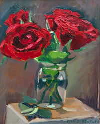 Image 1 of Red Roses 26cm x 32cm 