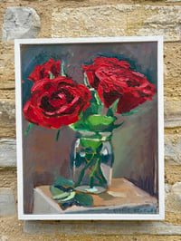 Image 3 of Red Roses 26cm x 32cm 