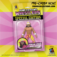 Image 1 of PREORDER SPECIAL EDITION MACHO MAN RANDY SAVAGE Bone Crushing Wrestlers Series 1