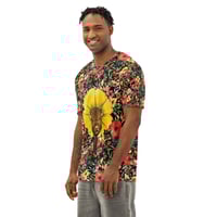 Image 2 of Untamable - Men’s/Unisex All Over Print Botanical - Cotton Shirt - Crew Neck T-Shirt - Floral