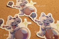 Image 2 of Dandadan Turbo Granny Die-Cut sticker | Waterproof Vinyl + Holographic finish  | 3.4" (8.5cm)