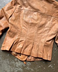 Image 11 of HOODED LEATHER JACKET