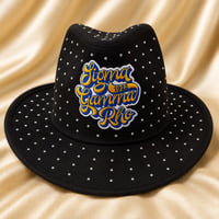 Sigma Gamma Rho Rhinestone Fedora Hat