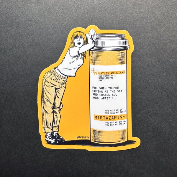 Image of  HW mirtazapine sticker