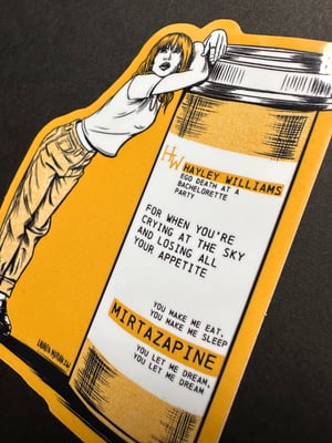 Image of  HW mirtazapine sticker