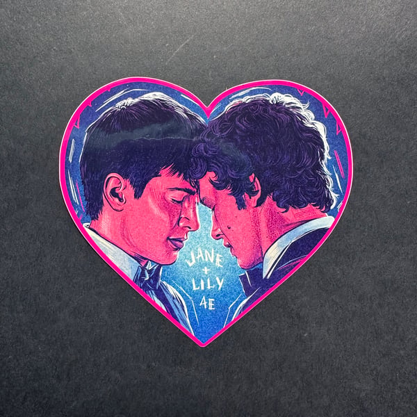 Image of heated heart sticker