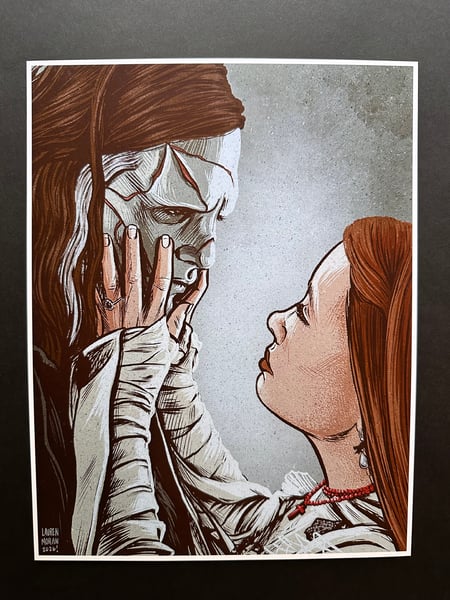 Image of Creature and Elizabeth print