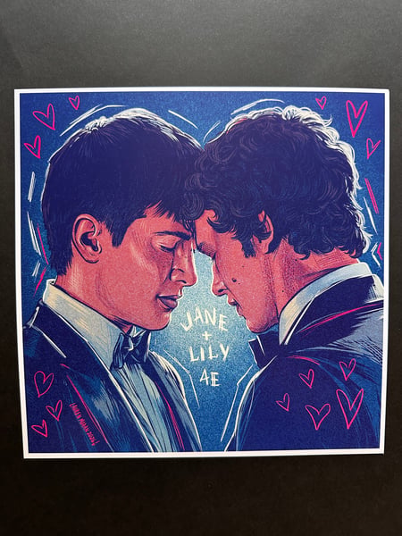 Image of Jane and Lily print