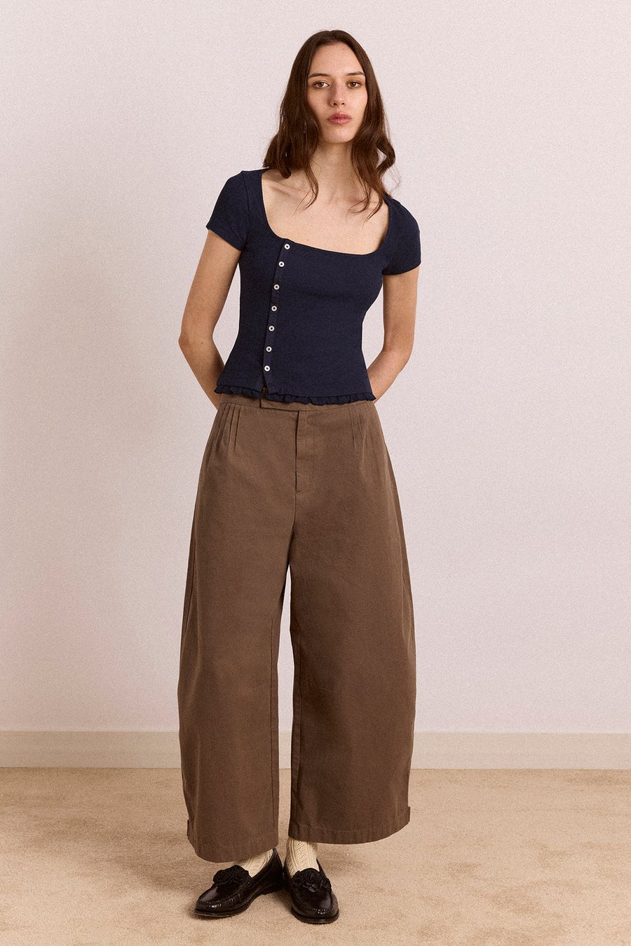 Image of 1-Camiseta  Posie short sleeve navy